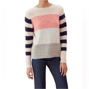 NWOT Rebecca Taylor La Vie Striped Sweater. Size Large
